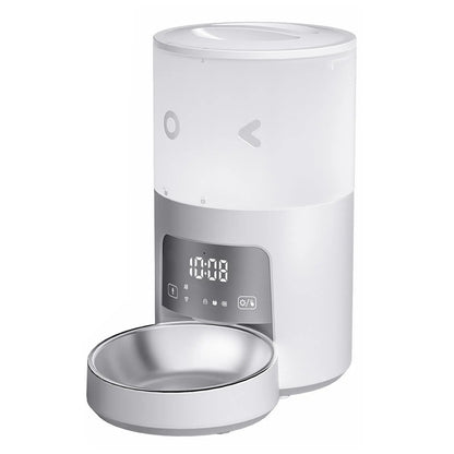 【Furlyn】4L Automatic Pet Feeder Smart Wifi App Control Cat & Dog Feeder Programmable Meals Timed Portion Control Dual Power anti Jam Food Dispenser